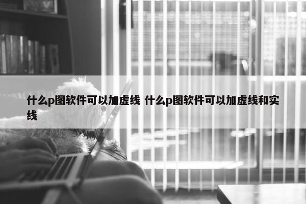 什么p图软件可以加虚线 什么p图软件可以加虚线和实线