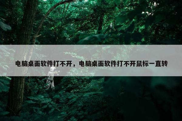 电脑桌面软件打不开，电脑桌面软件打不开鼠标一直转