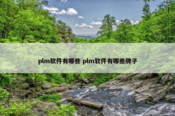 plm软件有哪些 plm软件有哪些牌子