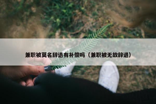 兼职被莫名辞退有补偿吗（兼职被无故辞退）