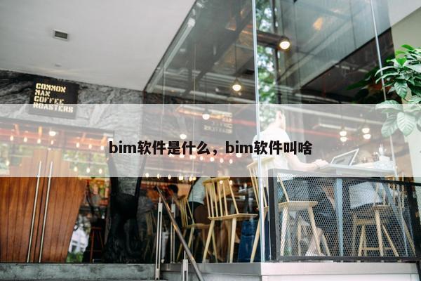 bim软件是什么，bim软件叫啥