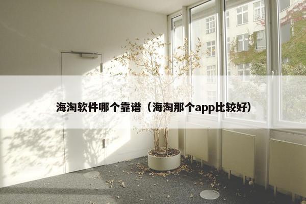 海淘软件哪个靠谱（海淘那个app比较好）