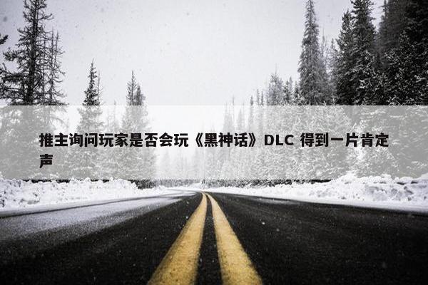 推主询问玩家是否会玩《黑神话》DLC 得到一片肯定声