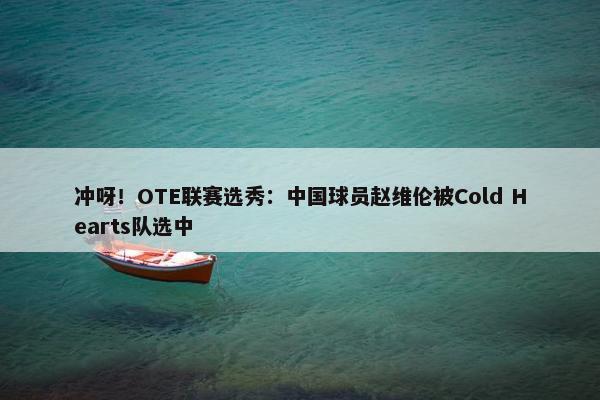 冲呀！OTE联赛选秀：中国球员赵维伦被Cold Hearts队选中