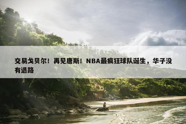 交易戈贝尔！再见唐斯！NBA最疯狂球队诞生，华子没有退路