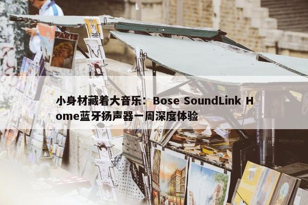 小身材藏着大音乐：Bose SoundLink Home蓝牙扬声器一周深度体验