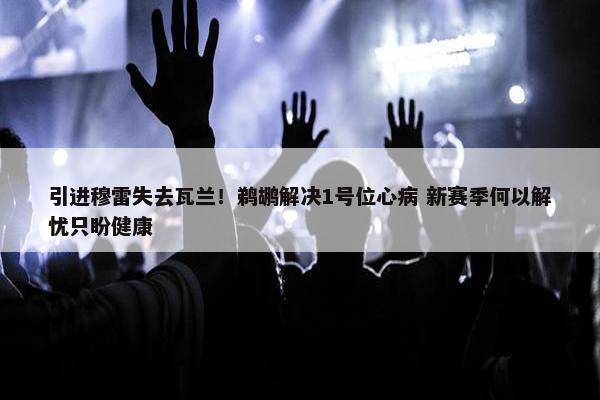 引进穆雷失去瓦兰！鹈鹕解决1号位心病 新赛季何以解忧只盼健康