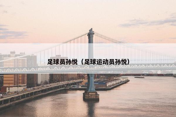 足球员孙悦（足球运动员孙悦）