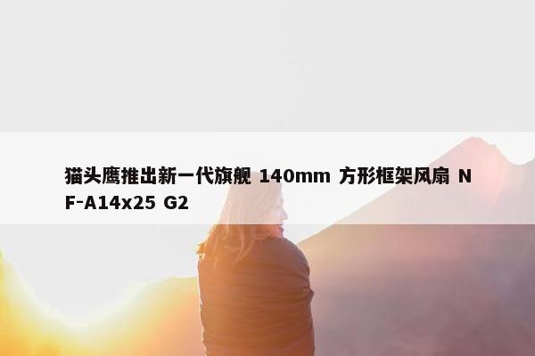 猫头鹰推出新一代旗舰 140mm 方形框架风扇 NF-A14x25 G2