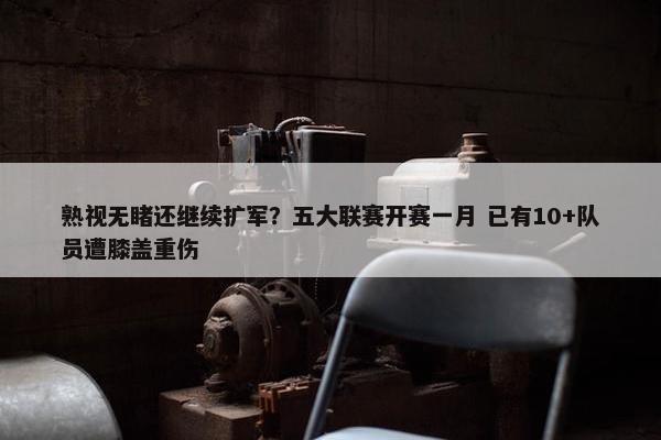 熟视无睹还继续扩军？五大联赛开赛一月 已有10+队员遭膝盖重伤