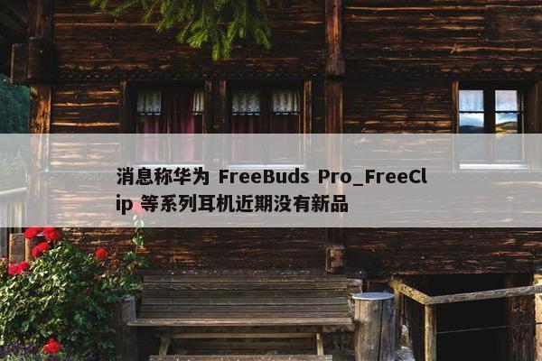 消息称华为 FreeBuds Pro_FreeClip 等系列耳机近期没有新品