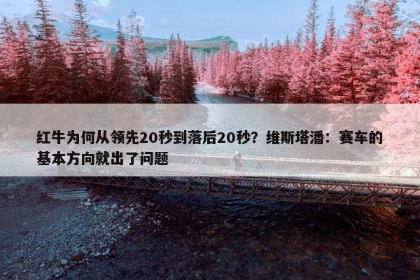 红牛为何从领先20秒到落后20秒？维斯塔潘：赛车的基本方向就出了问题