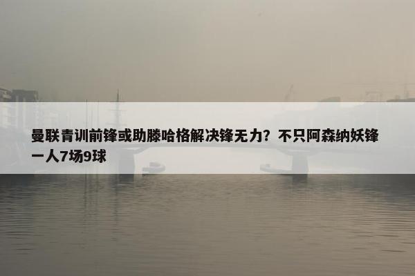 曼联青训前锋或助滕哈格解决锋无力？不只阿森纳妖锋 一人7场9球