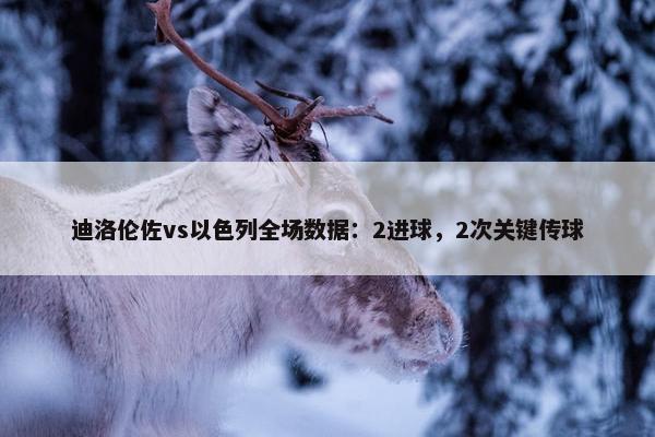 迪洛伦佐vs以色列全场数据：2进球，2次关键传球