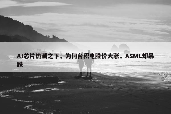 AI芯片热潮之下，为何台积电股价大涨，ASML却暴跌