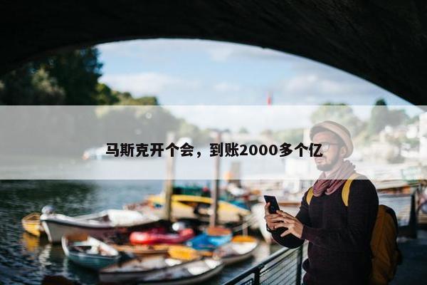 马斯克开个会，到账2000多个亿