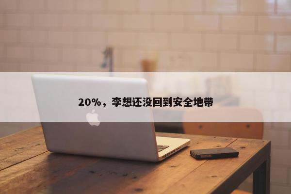 20%，李想还没回到安全地带