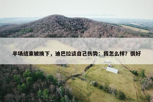 半场结束被换下，迪巴拉谈自己伤势：我怎么样？很好