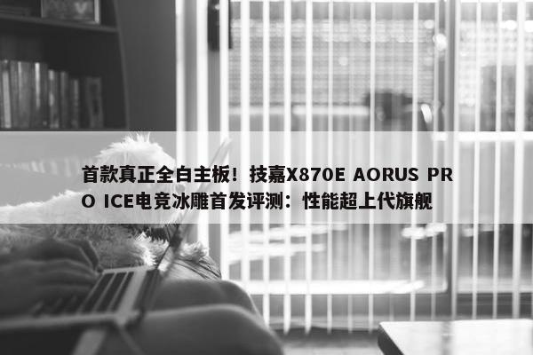 首款真正全白主板！技嘉X870E AORUS PRO ICE电竞冰雕首发评测：性能超上代旗舰