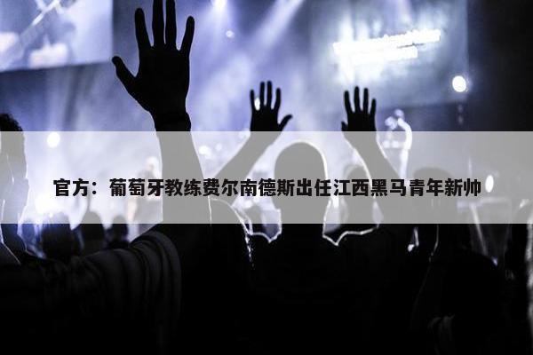 官方：葡萄牙教练费尔南德斯出任江西黑马青年新帅