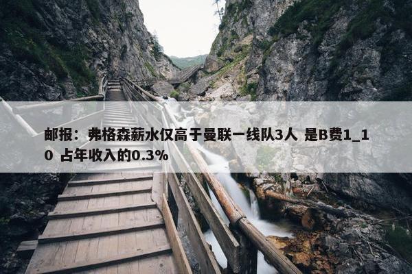 邮报：弗格森薪水仅高于曼联一线队3人 是B费1_10 占年收入的0.3%