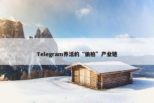 Telegram养活的“偷拍”产业链