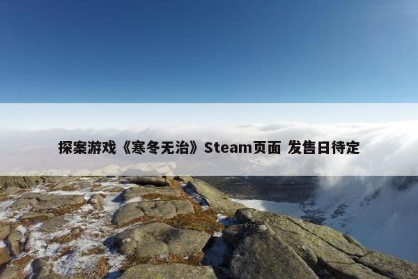 探案游戏《寒冬无治》Steam页面 发售日待定