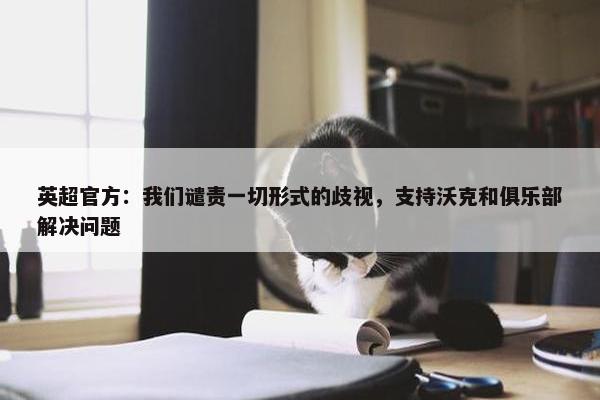 英超官方：我们谴责一切形式的歧视，支持沃克和俱乐部解决问题