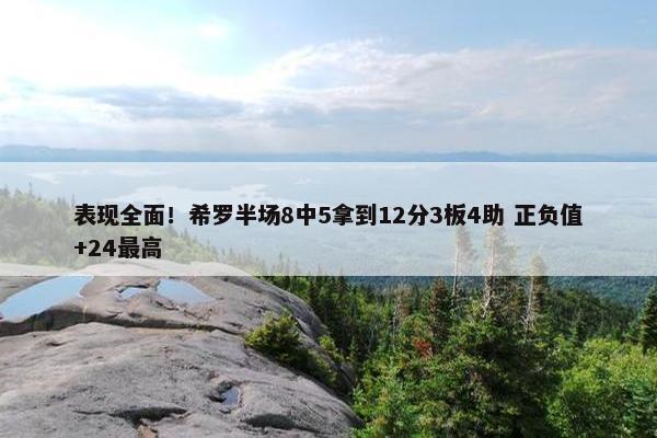 表现全面！希罗半场8中5拿到12分3板4助 正负值+24最高