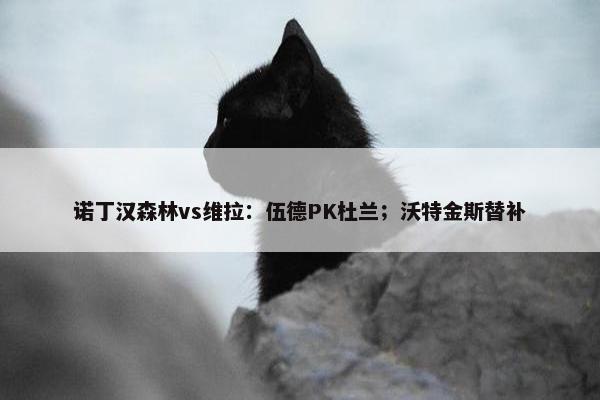 诺丁汉森林vs维拉：伍德PK杜兰；沃特金斯替补